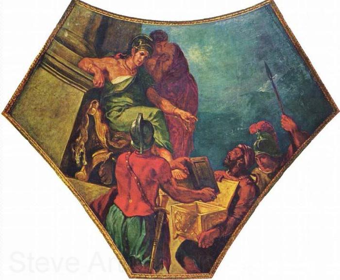 Eugene Delacroix Alexander und die Epen Homers Spain oil painting art